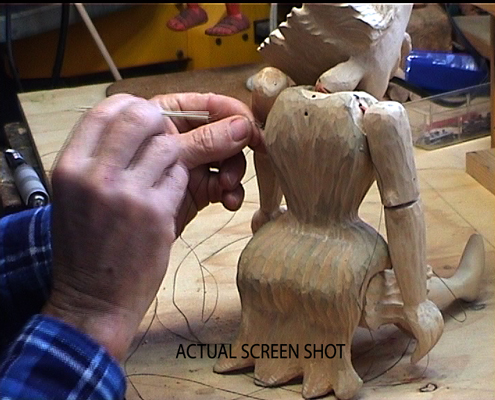 how to make wood puppet